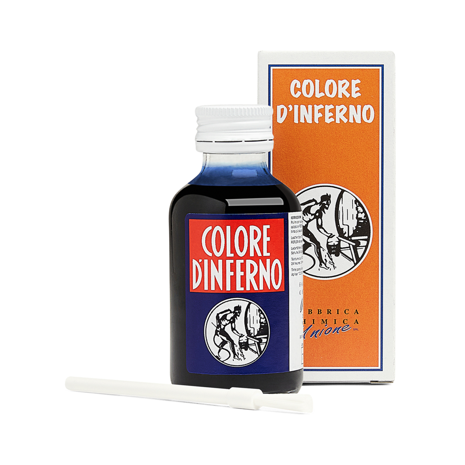 INFERNO barva za usnje 75ml, rjava