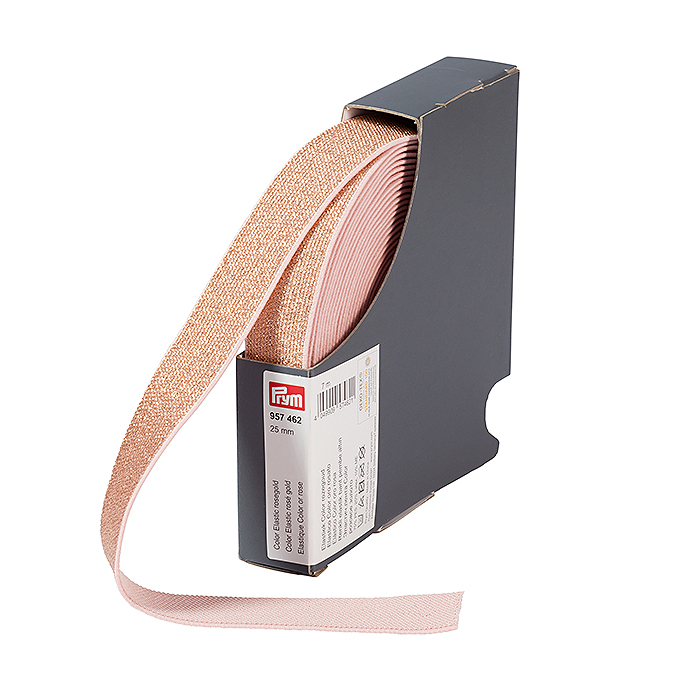 ELASTIČNI TRAK 25MM ROZA-ZLAT