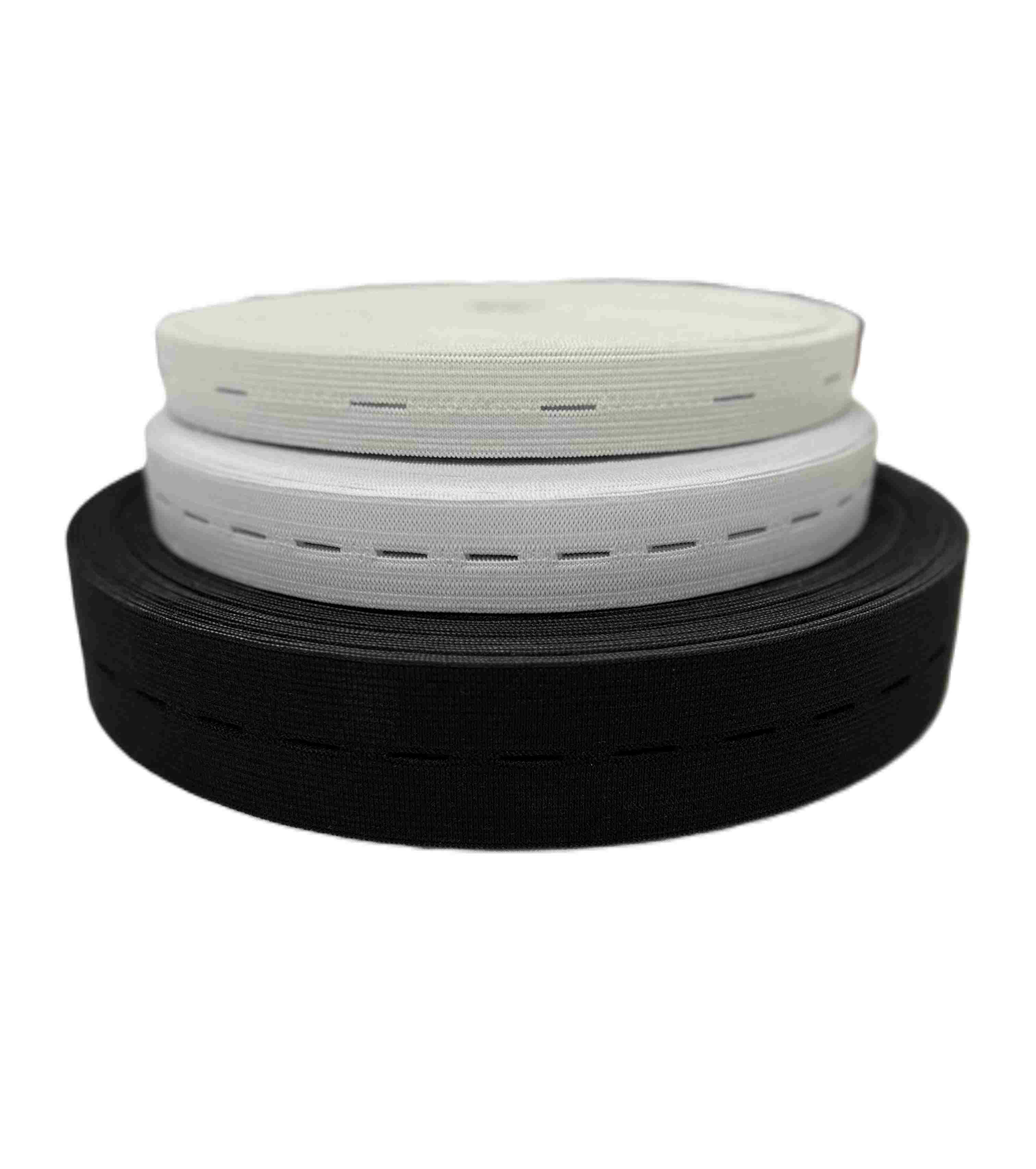 ELASTIKA GUMBNICA 20MM BELA